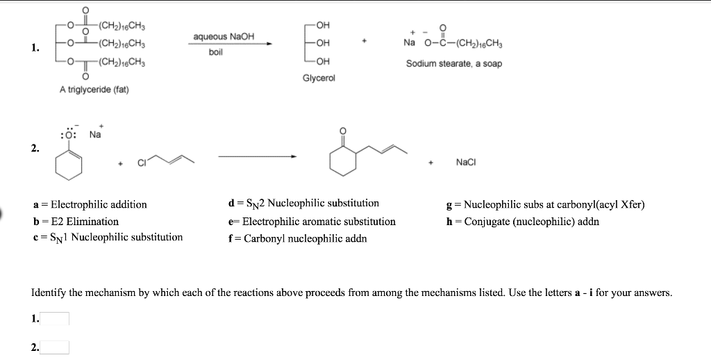 Solved -(CH2)16CH3 (CH2)16CH3 o- ?? ?? ?? aqueous NaOH o Na | Chegg.com