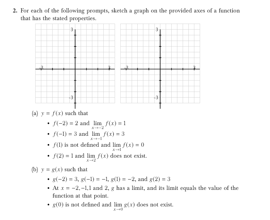 Solved For each of the following prompts, sketch a graph on | Chegg.com