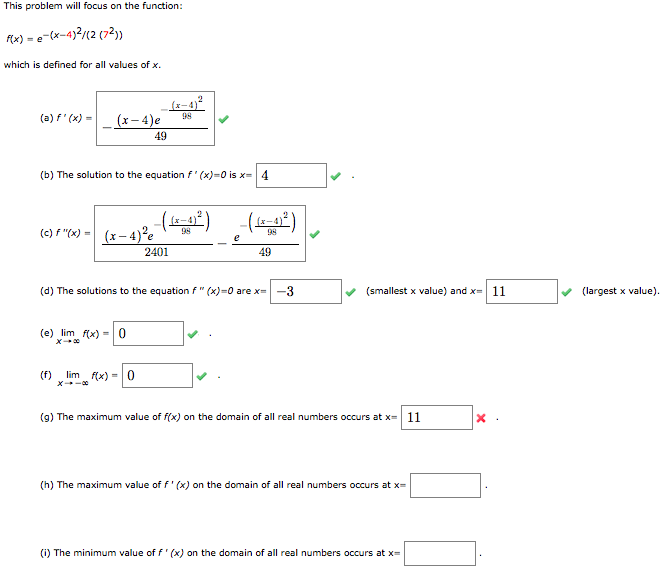 Solved This problem will focus on the function: f(x) = | Chegg.com