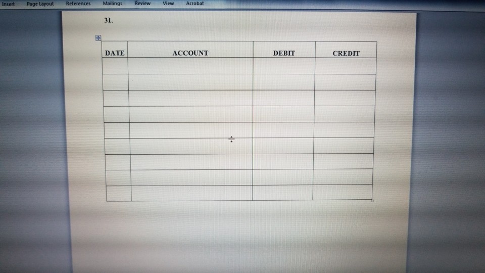 Solved Table Tools e Insert Page Layout