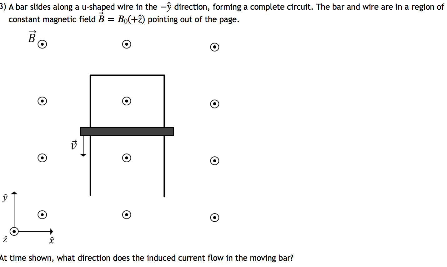 Solved A square wire loop is in a region of uniform