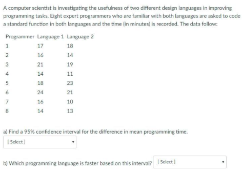 Solved A computer scientist is investigating the usefulness | Chegg.com