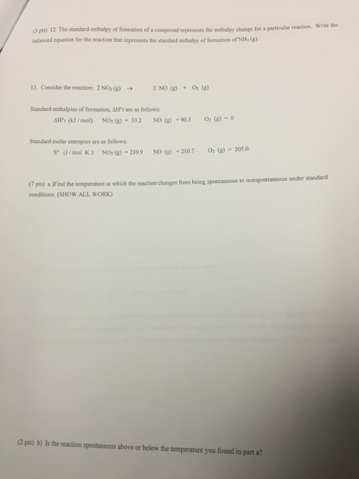 Define Standard Enthalpy Of Formation Of A Compound