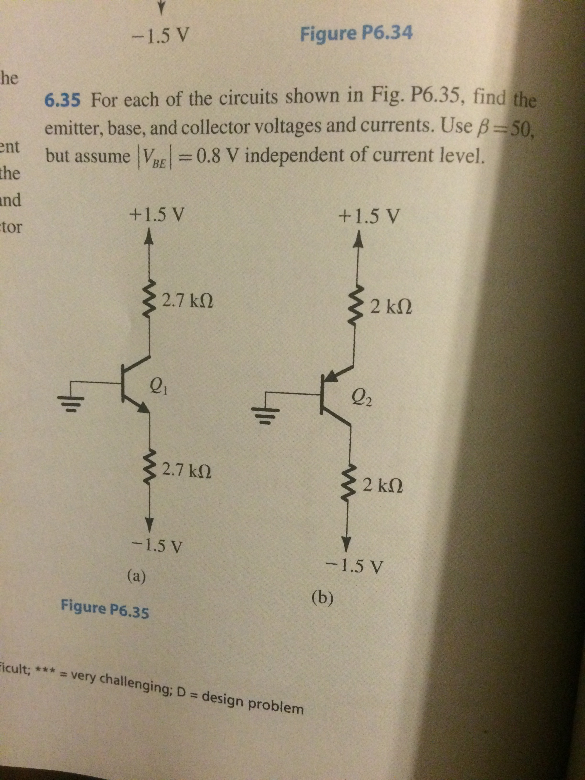 Solved 6.35 For each of the circuits shown in Fig. P6.35. | Chegg.com