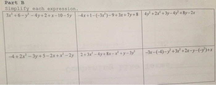 Solved Simplify each expression. | Chegg.com