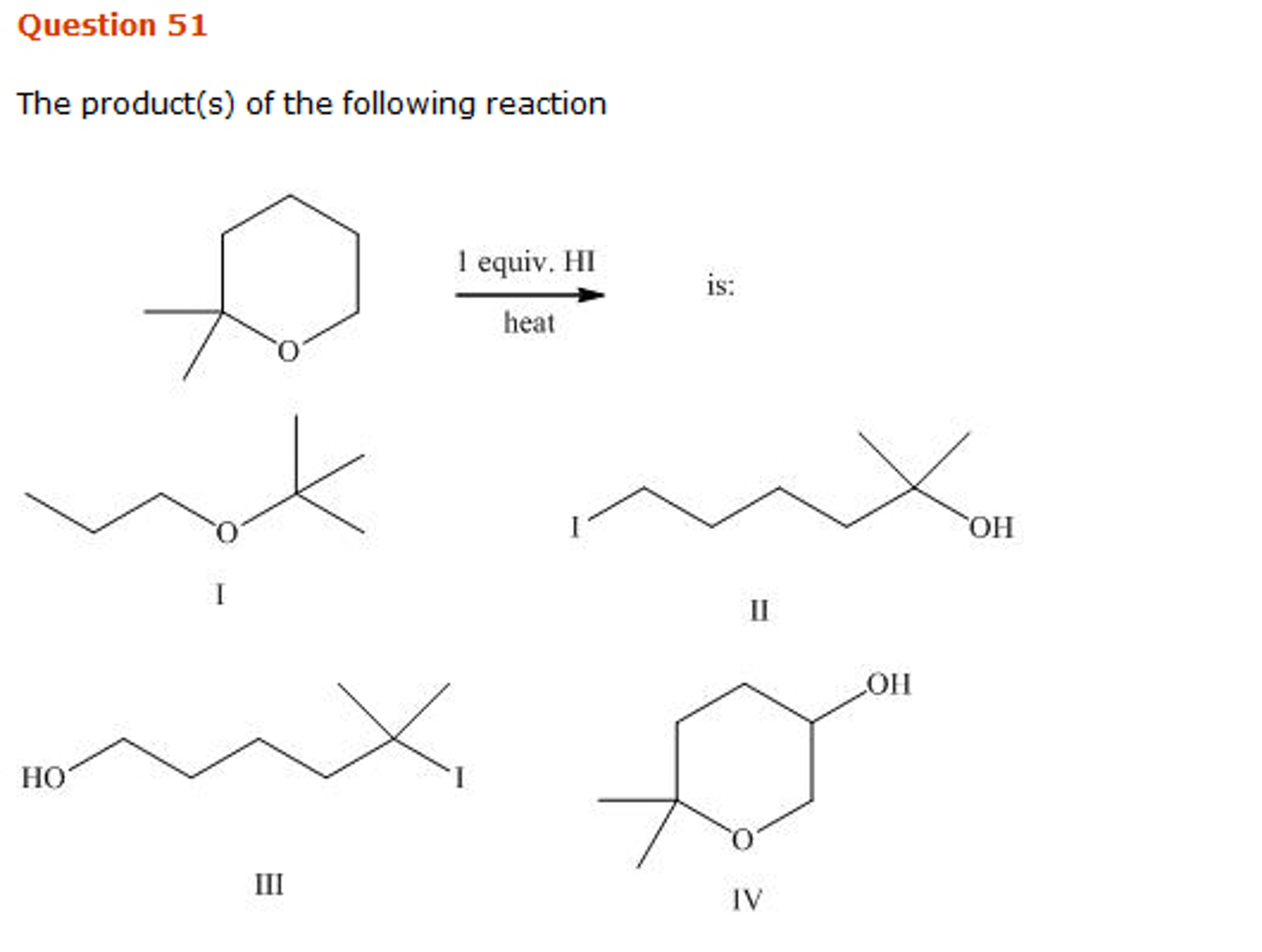 Solved The Product(s) Of The Following Reaction | Chegg.com