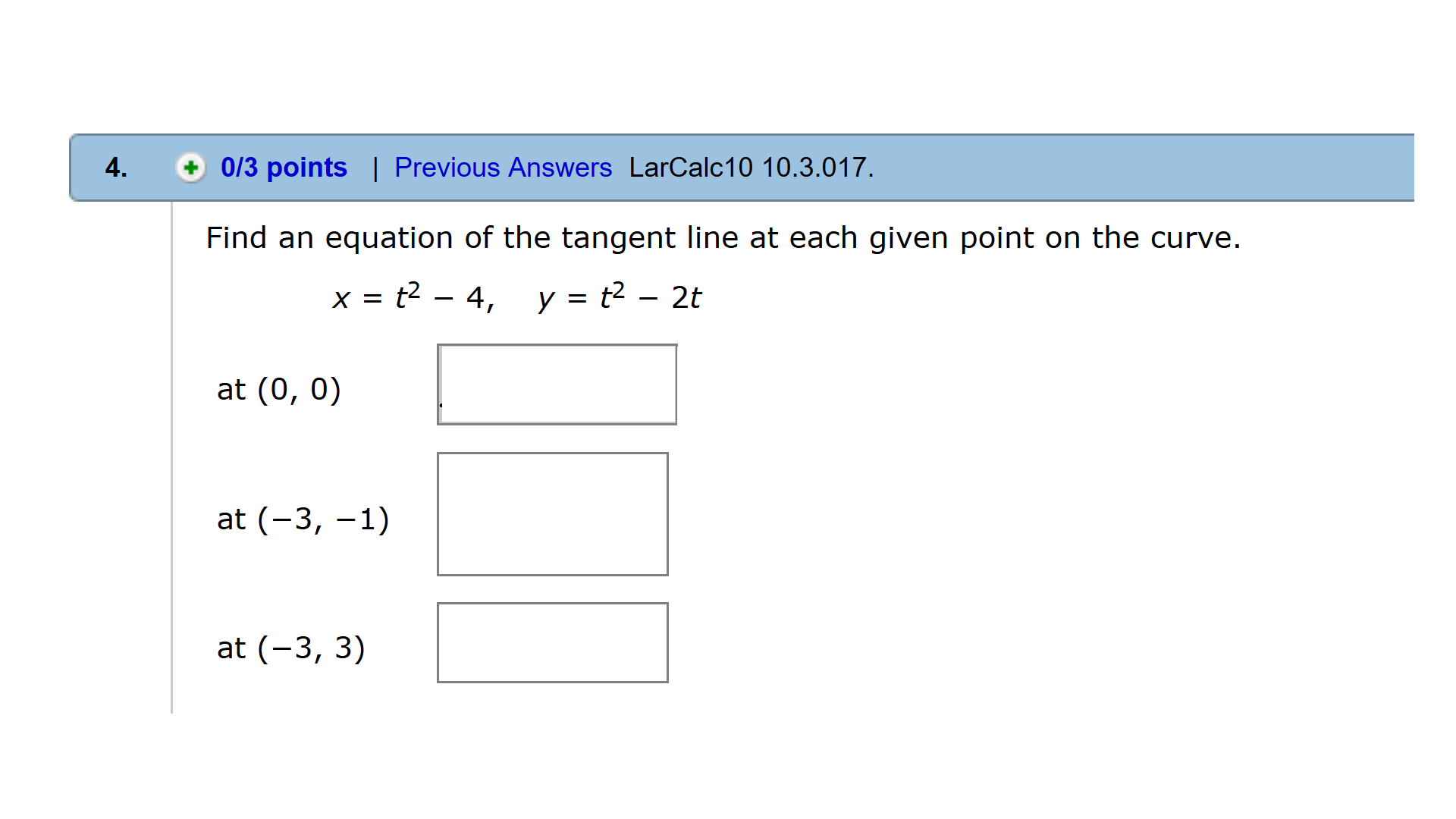 Solved Find An Equation Of The Tangent Line At Each Given | Chegg.com