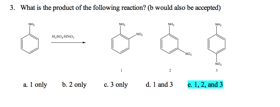 Solved I Thought NH2 Was An Ortho, Para Director? Why Is The | Chegg.com