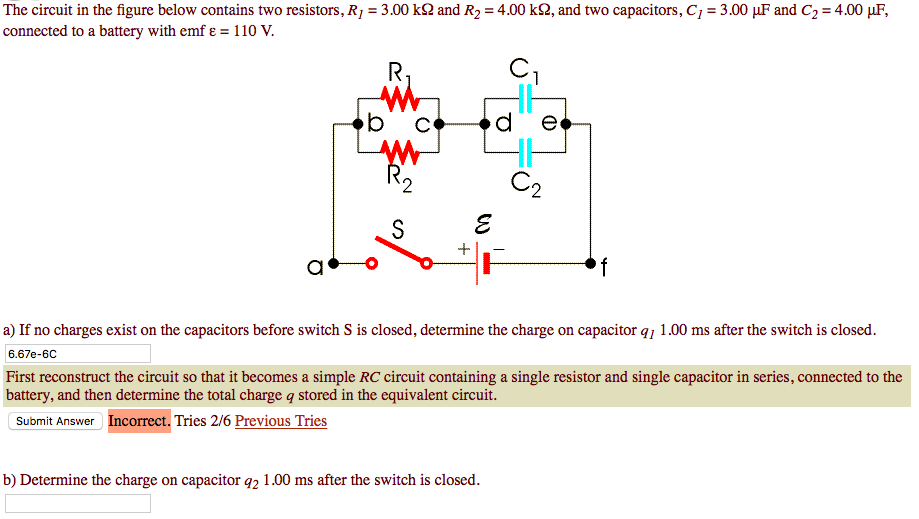 Solved The circuit in the figure below contains two | Chegg.com