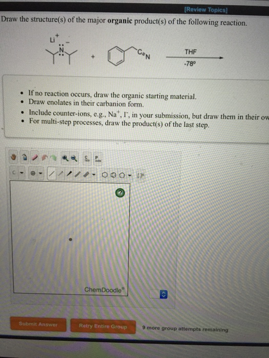 Solved Draw the structure(s) of the major organic product(s) | Chegg.com