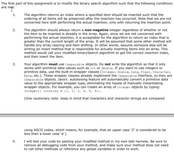 Solved The first part of this assignment is to modify the | Chegg.com