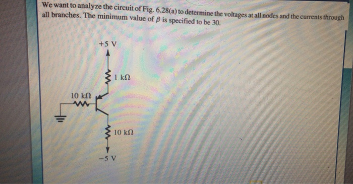 Solved We want to analyze the circuit of Fig. 628(a) to | Chegg.com