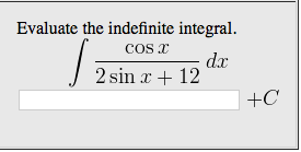 Solved Evaluate the indefinite integral integral cos x/2 sin | Chegg.com