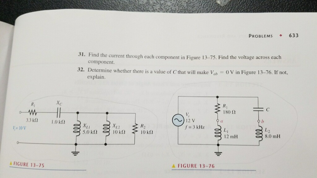 Solved need i tot total impedance for both circuits that chegg