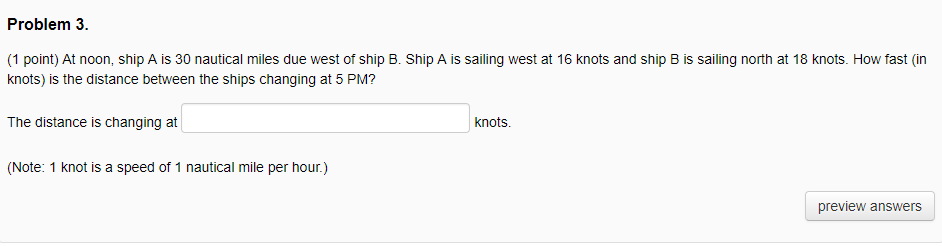 Solved At Noon, Ship A Is 30 Nautical Miles Due West Of Ship | Chegg.com