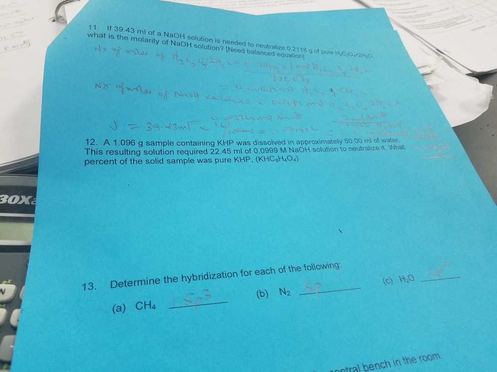 Solved what is the molarity of NaOH solution? [Need balanced | Chegg.com