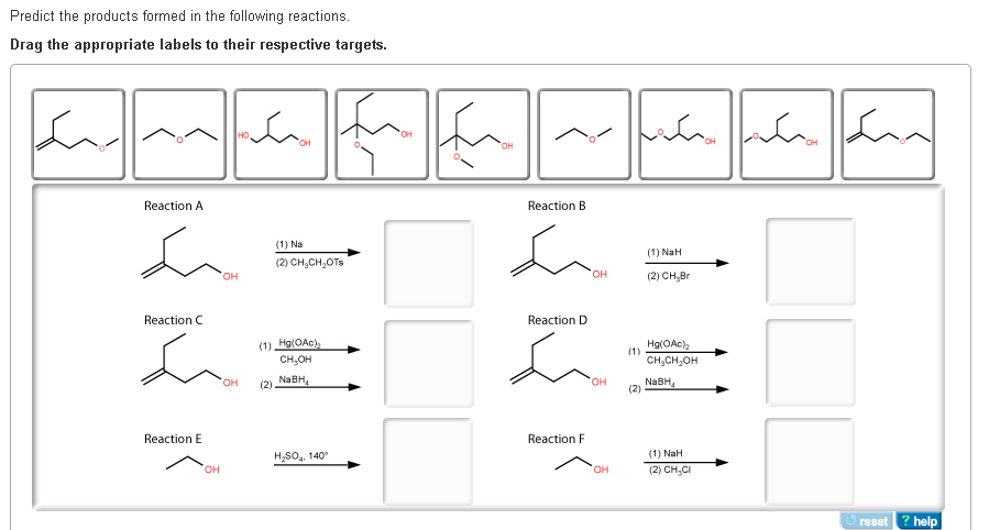 Solved Predict the products formed in the following | Chegg.com