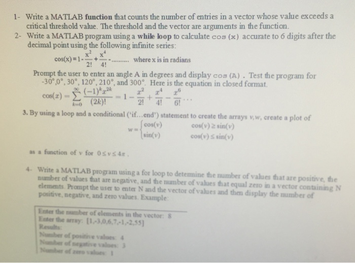 Solved Write a MATLAB function that counts the number of | Chegg.com