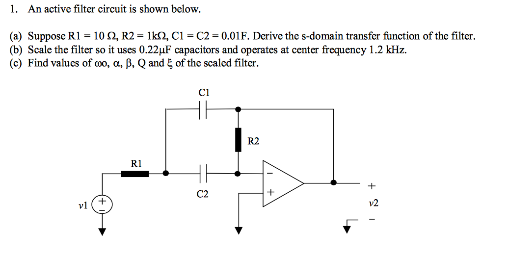 Active Filter Circuit Diagram 6792