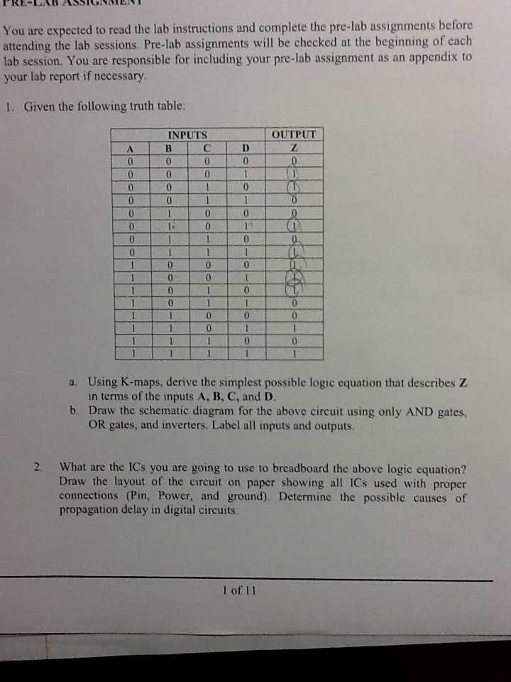 Solved Hi This Is My Prelab Assignment And Im Having Trouble | Chegg.com