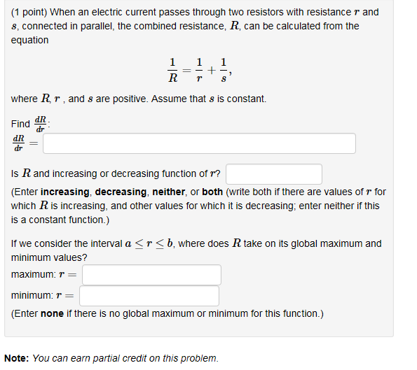 Solved When an electric current passes through two resistors