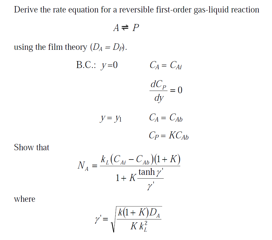 solved-derive-the-rate-equation-for-a-reversible-first-order-chegg