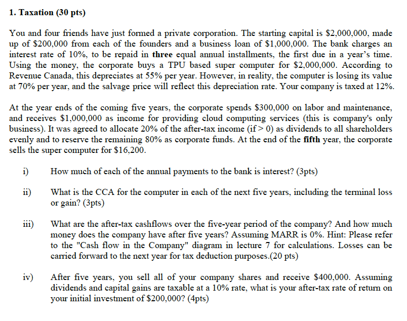 solved-1-taxation-30-pts-you-and-four-friends-have-just-chegg