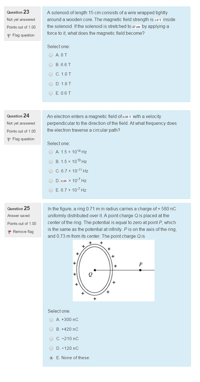 Solved Question 23 Not Yet Answered Points Out Of 1.00 Flag | Chegg.com