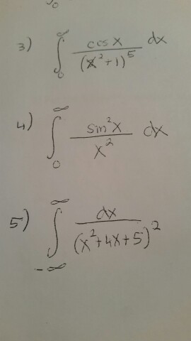 integration 0 to infinity dx 1 x 2