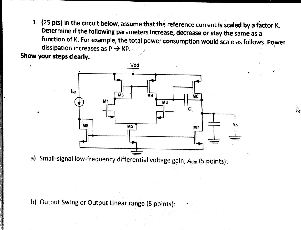 Solved 1 25 Pts In The Circuit Below Assume That The