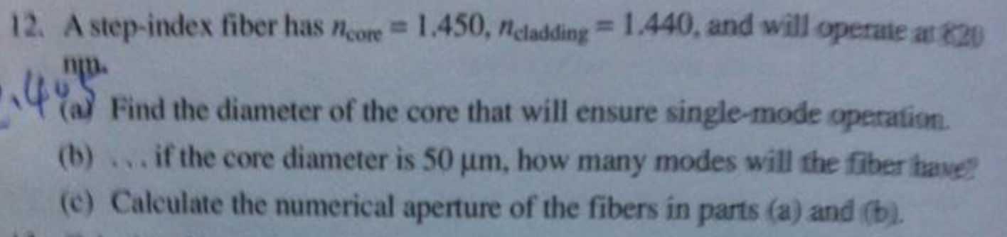 solved-a-step-index-fiber-has-n-core-1-450-1-440-and-chegg