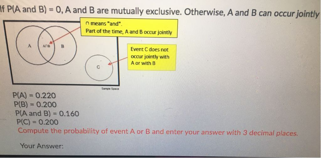 Solved If Pa And B 0 A And B Are Mutually Exclusive 0968