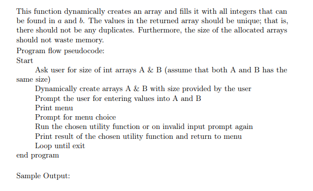 Solved Array Utilities (array-utils.c) In this exercise you | Chegg.com