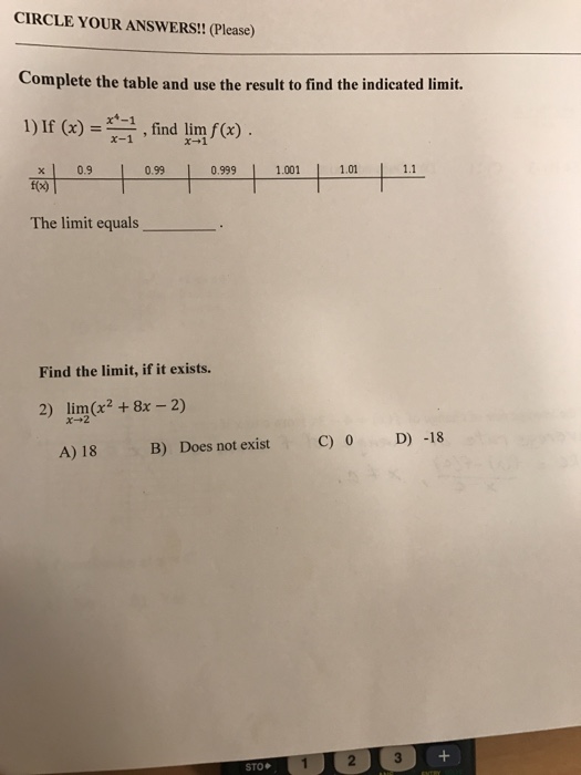 Solved Complete the table and use the result to find the | Chegg.com