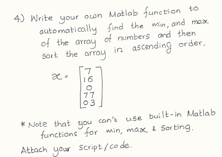 Solved Write Your Own Matlab Function To Automatically Find Chegg Com   PhppQvDyr 