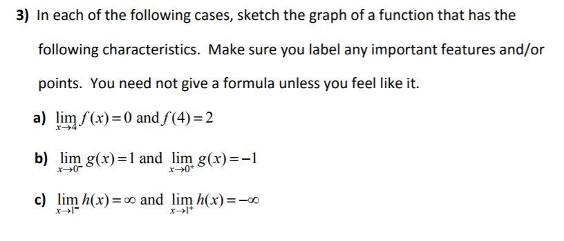 Solved In each of the following cases, sketch the graph of a | Chegg.com