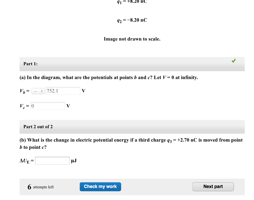 Solved In the diagram, what are the potentials at points b | Chegg.com