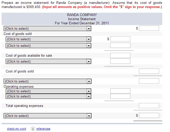 solved income statement preparation l o p2 following are chegg com individual