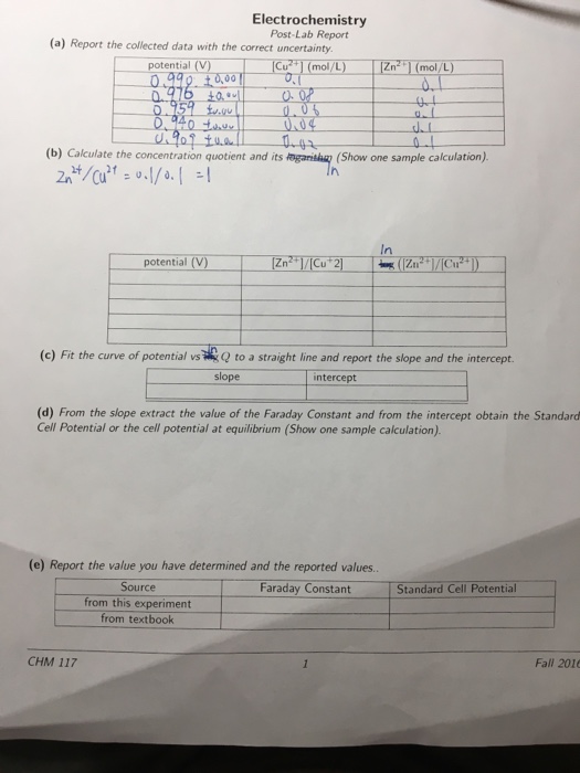 Solved Please help me finish the lab report. And please help