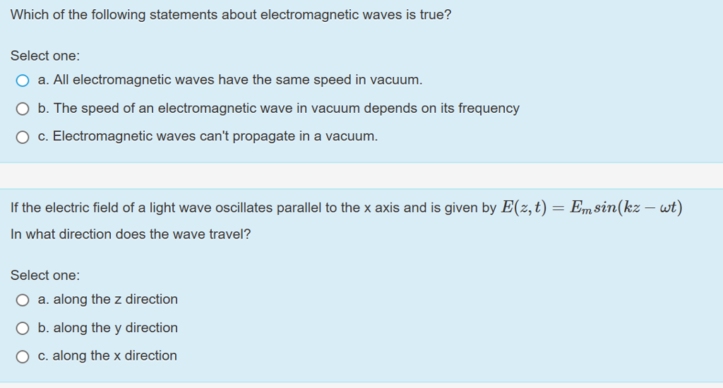 What Speed Do Electromagnetic Waves Travel In A Vacuum