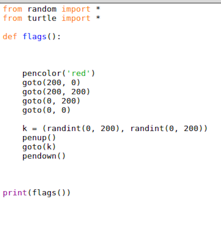 PYTHON TURTLE Learning Python. And I want to do | Chegg.com