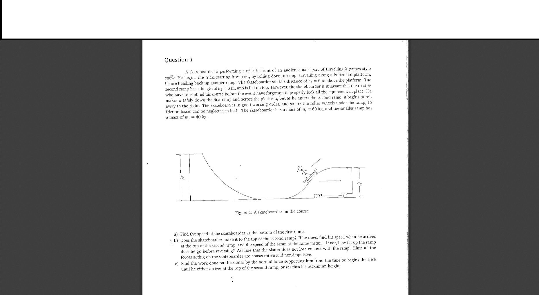 Solved This is a ME Dynamics problem not physics so can | Chegg.com