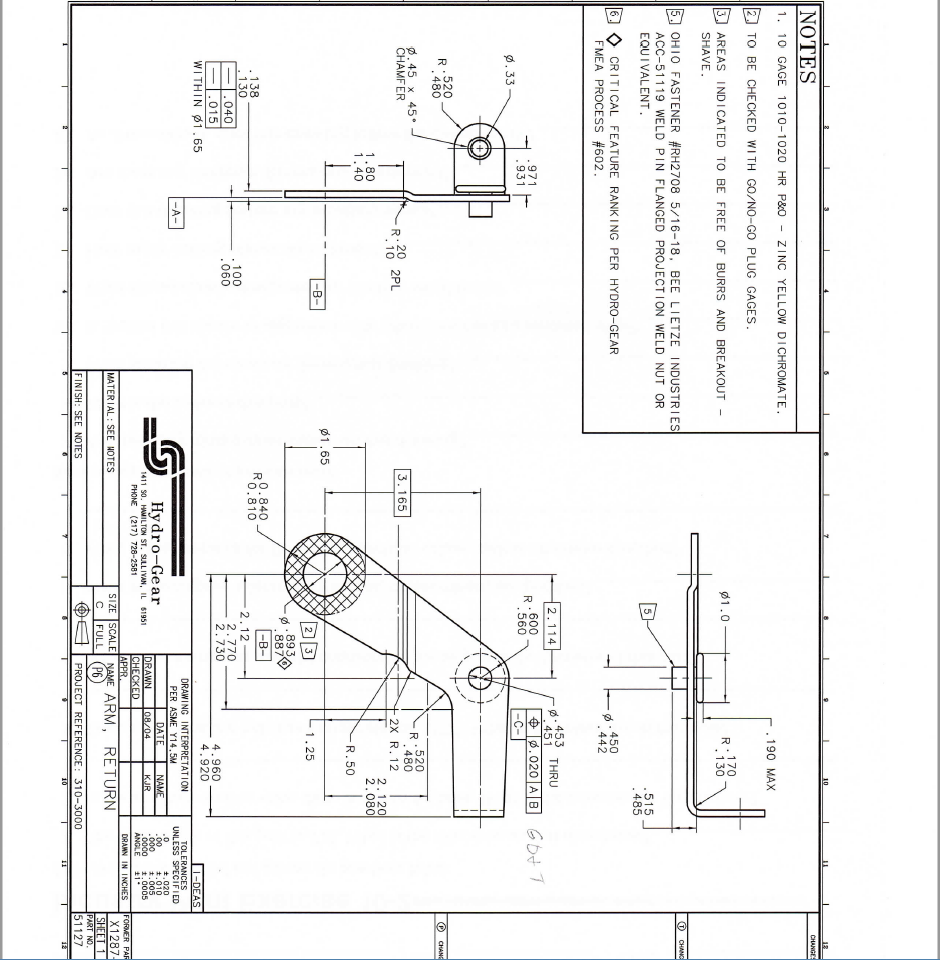 Solved 210 Print Reading for Industry Name Date Class | Chegg.com