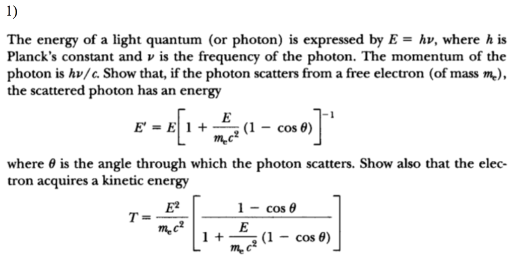 solved-the-energy-of-a-light-quantum-or-photon-is-chegg