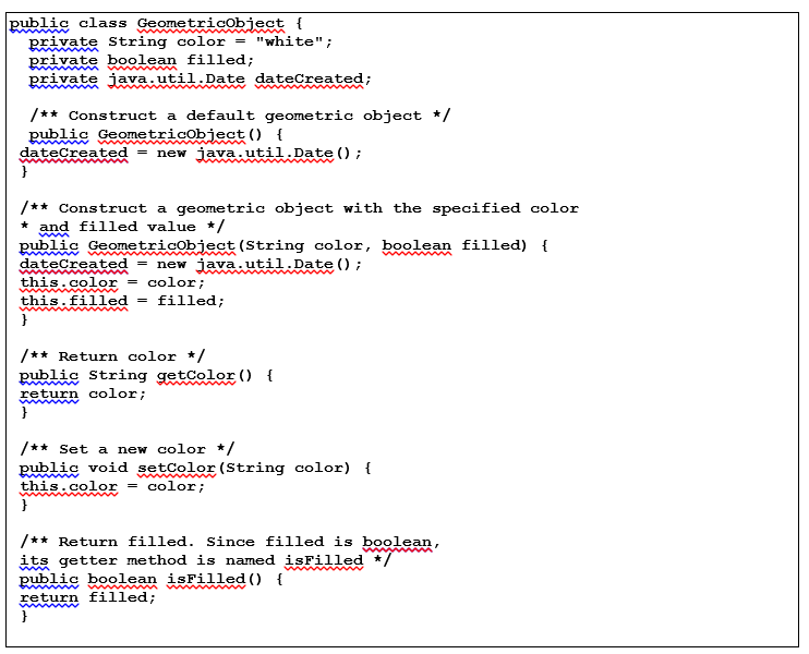 Solved Java Program Practice (The Triangle class) Design