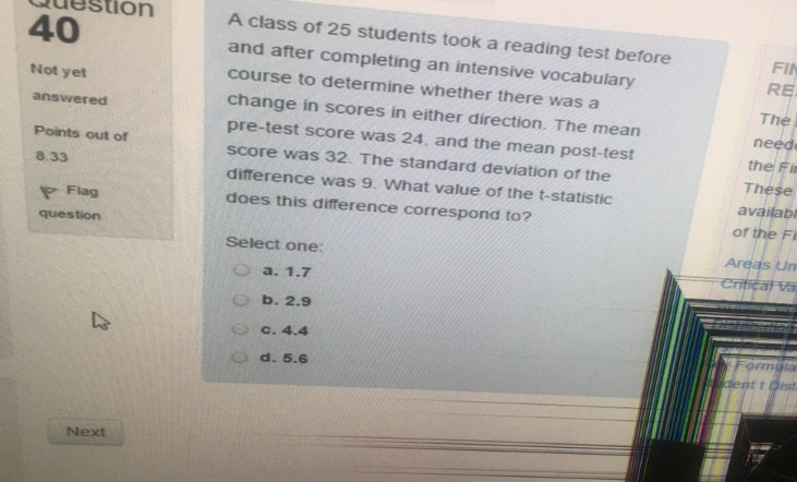 solved-a-class-of-25-students-took-a-reading-test-before-and-chegg