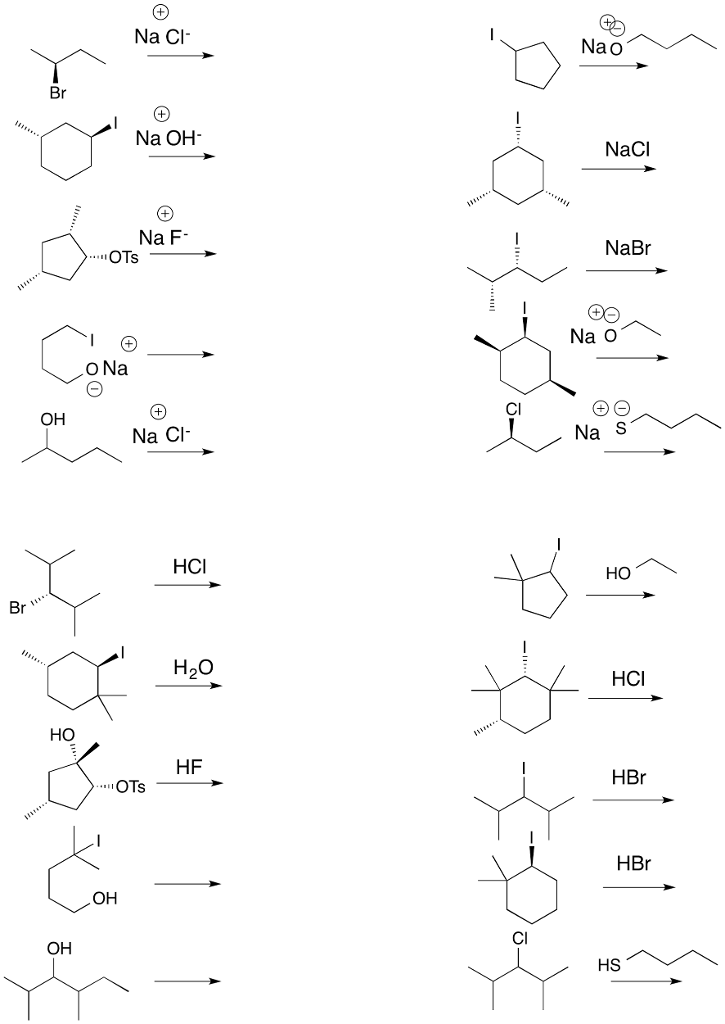 Solved Na Cl Nao Na OH NaCl Na F OTS NaBr O Na CI OH Na CI | Chegg.com