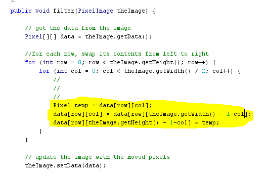 Solved I'm trying to rotate an image to the right 90 degrees | Chegg.com