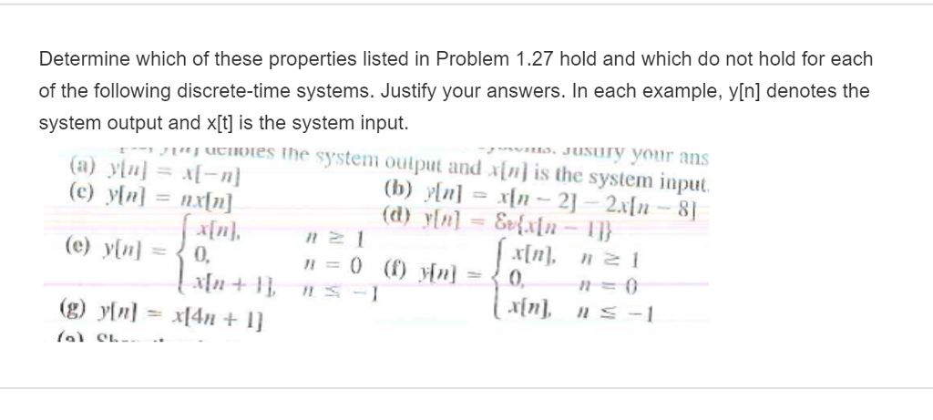 Solved Determine Which Of These Properties Listed In Problem | Chegg.com