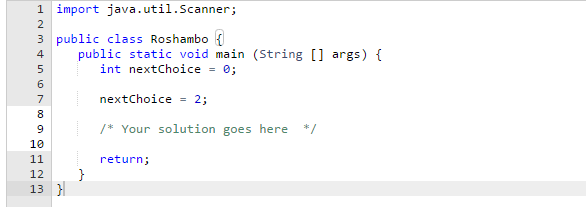 Solved Write a switch statement that checks nextChoice. If | Chegg.com
